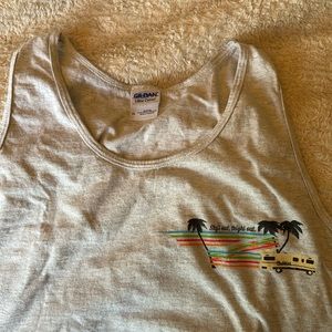 Gray Chubbies Shorts “Sky’s Out, Thighs Out” Tank Top